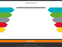 Tablet Screenshot of blueblu-bar.com